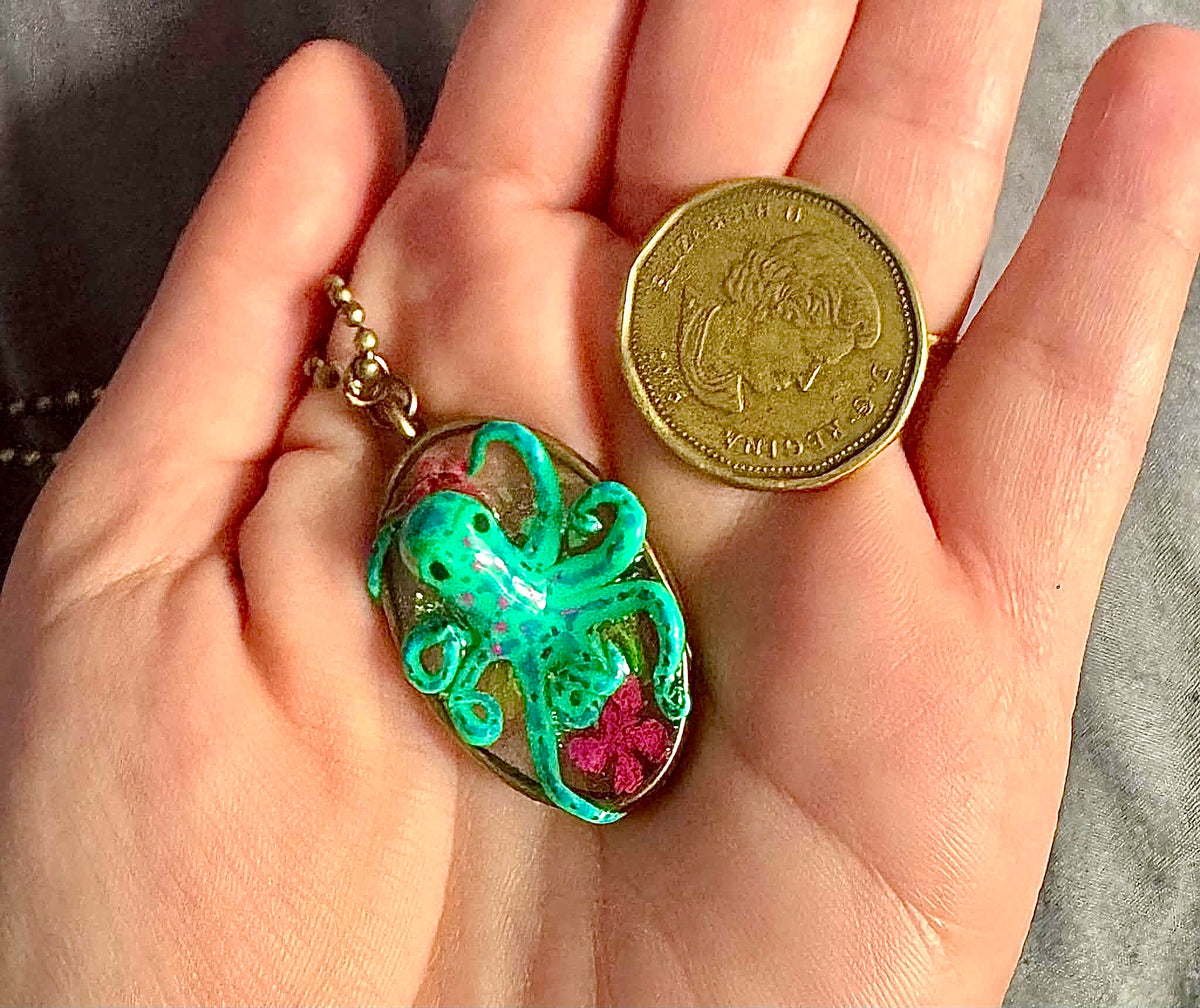 Tidal Treasure Octopus Necklace🌊✨