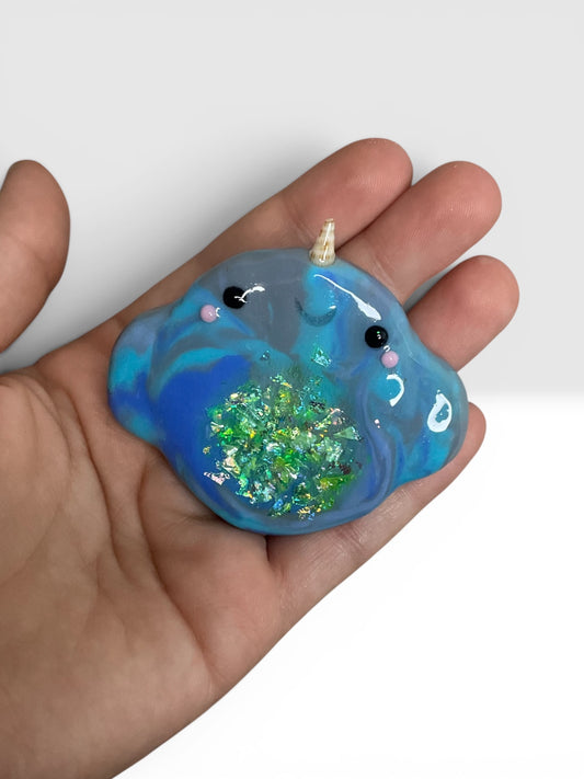 Marlo the Narwhal - Worry Stone ✨