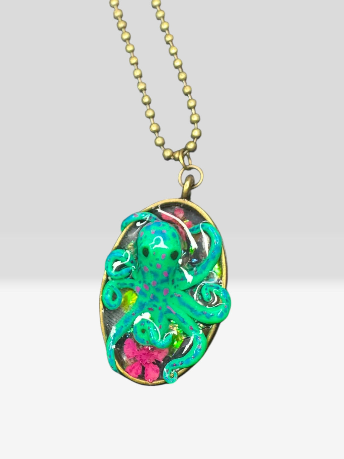 Tidal Treasure Octopus Necklace🌊✨